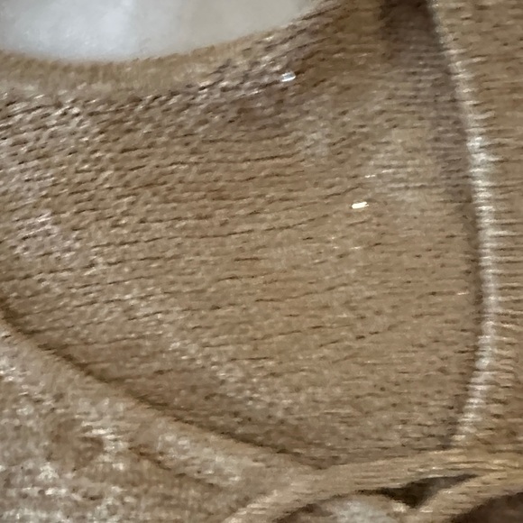 Gold Knit Skirt - Picture 6 of 10